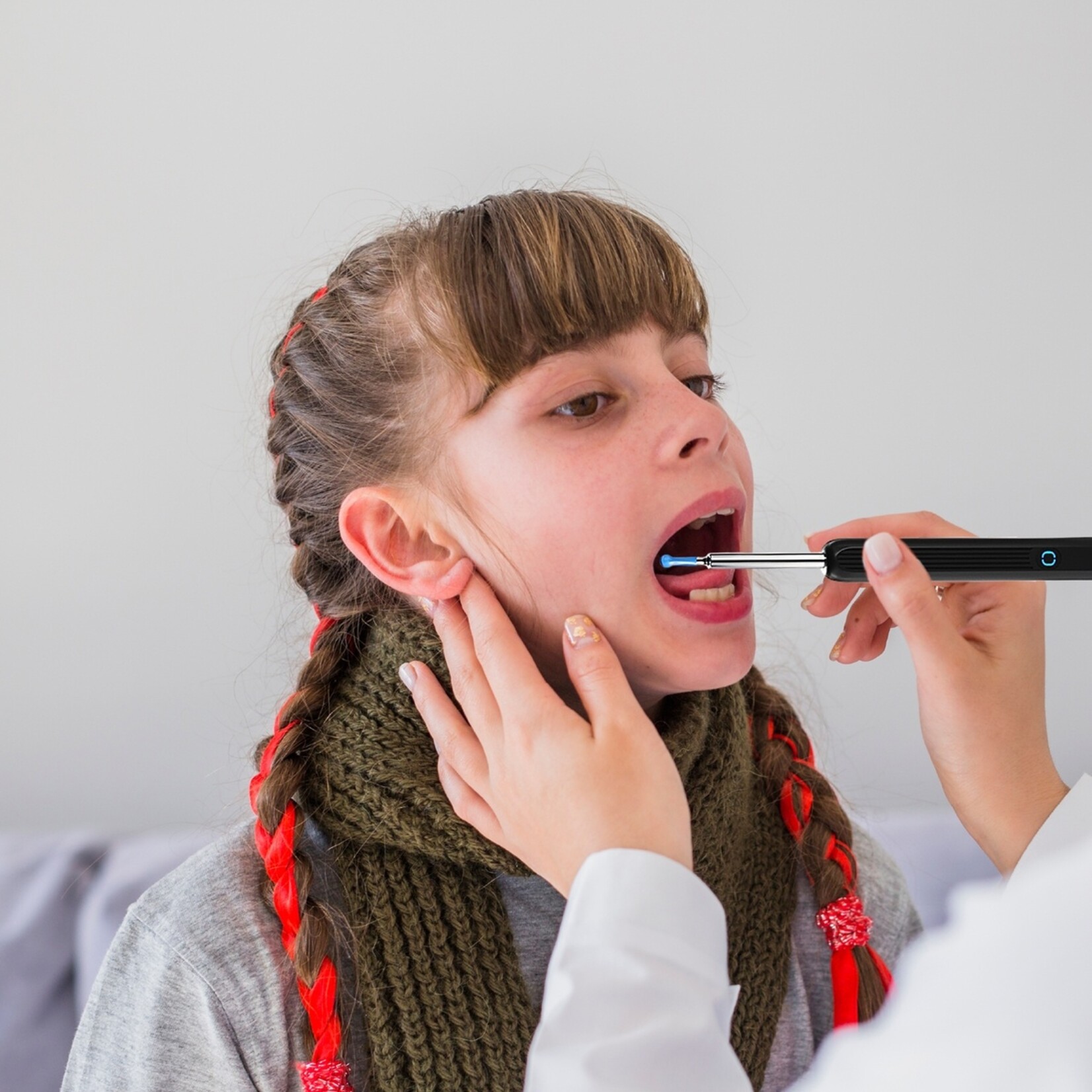 Nexxt Oplaadbare Oorreiniger met 720P Camera en Live Beeld via App