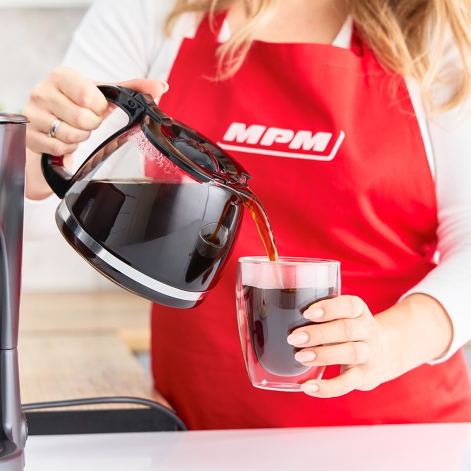 MPM Filterkoffiezetapparaat met Warmhoudplaatje