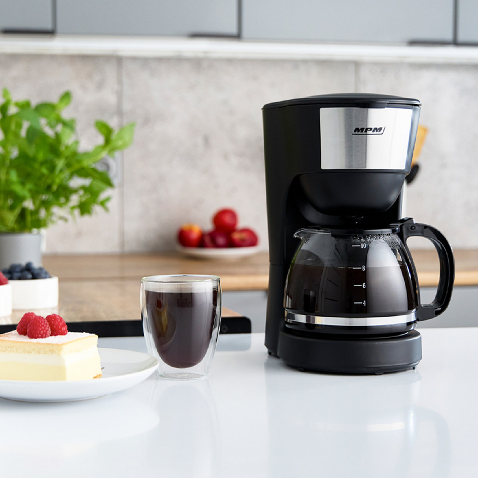 MPM Filterkoffiezetapparaat met Warmhoudplaatje