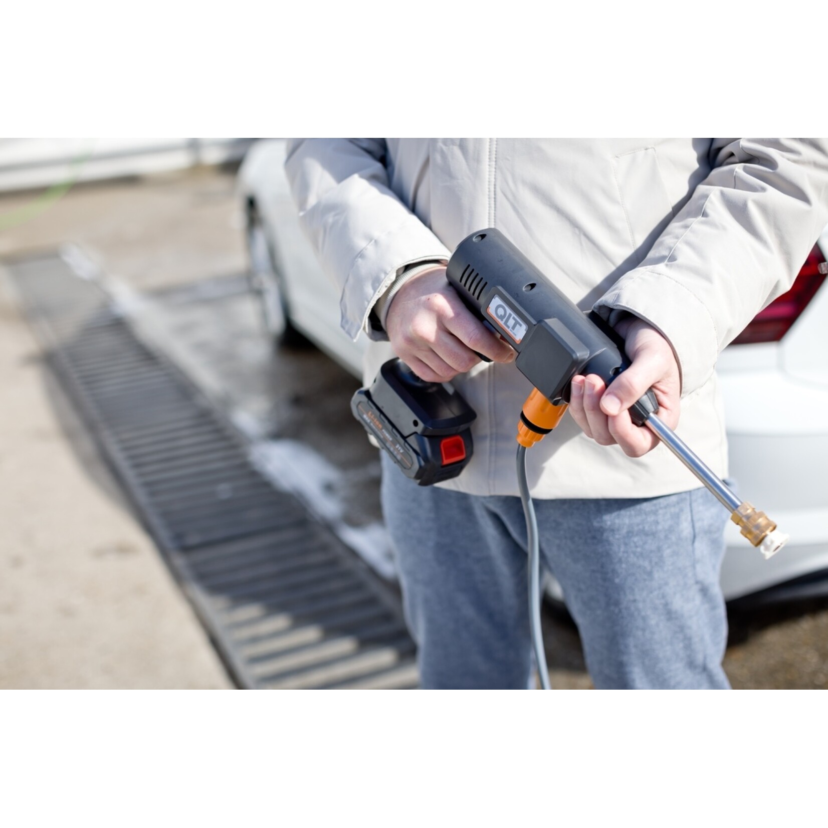 QLT No Less Draadloze Hogedrukreiniger met Accu