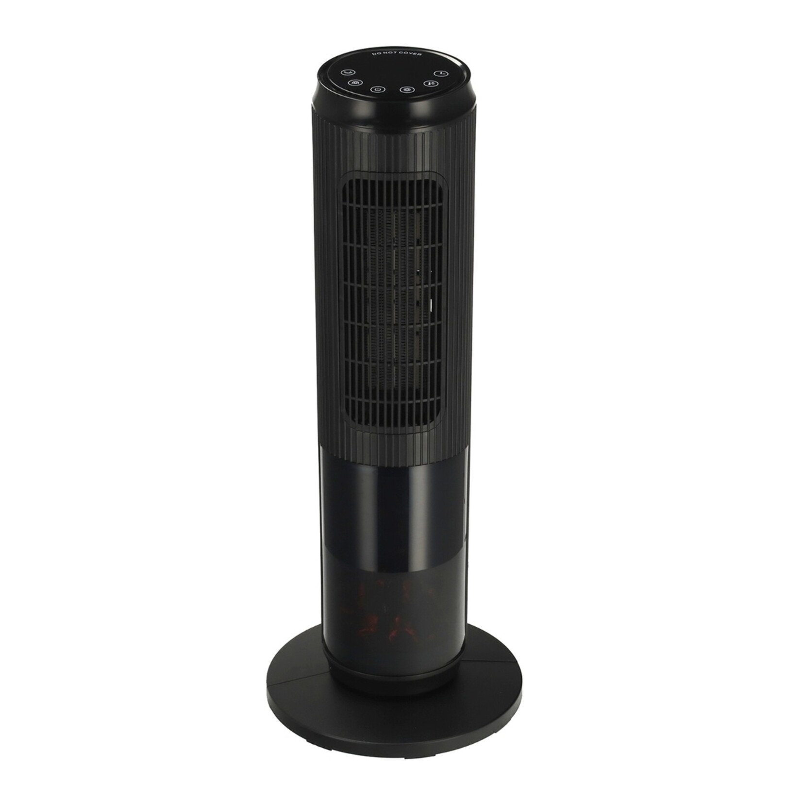 BREND Elektrische Torenkachel met Vlammenspel – Kachelventilator en Sfeerhaard in één