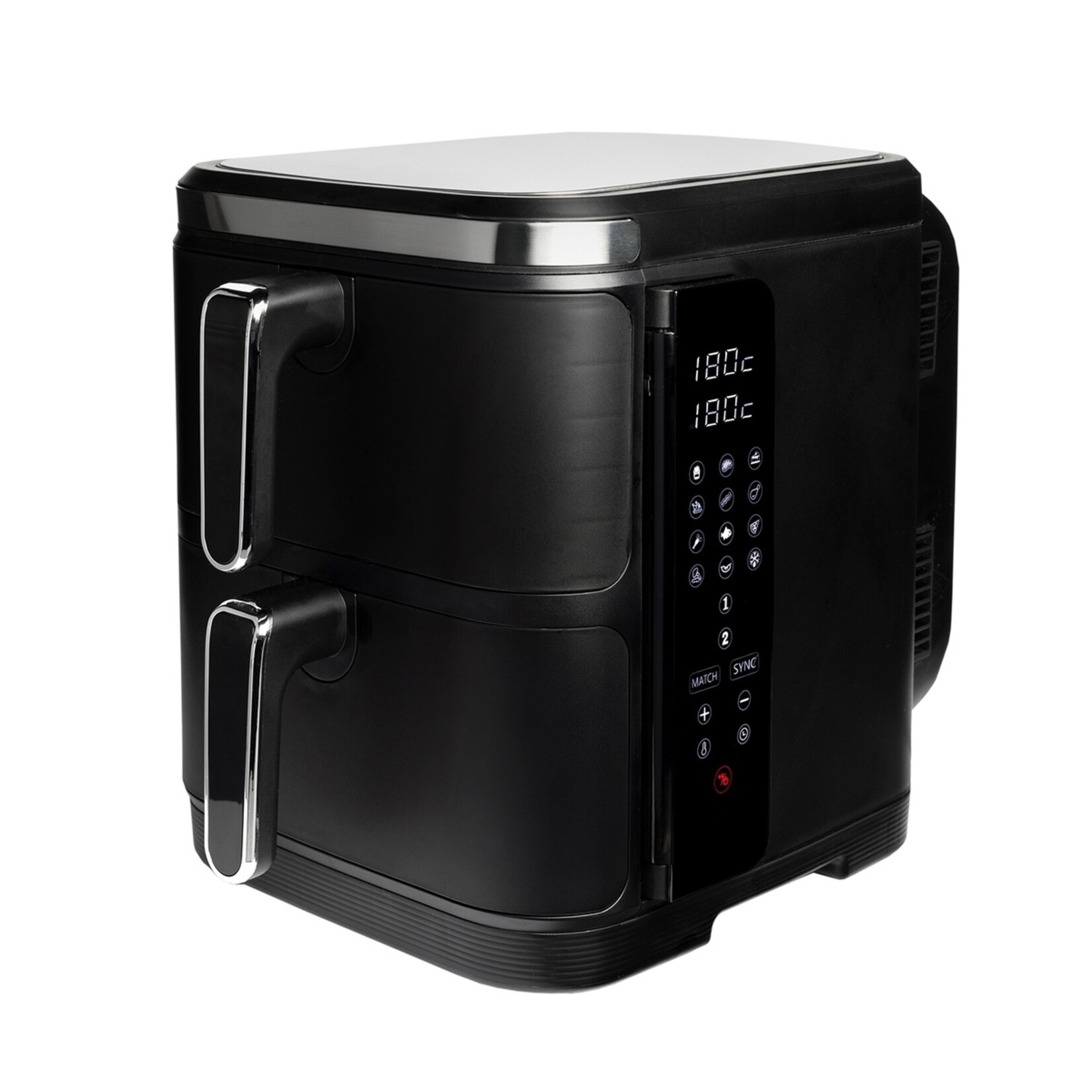Nexxt Double Stacked Dubbele Airfryer met 12 Menu’s – Gestapeld – 11 Liter