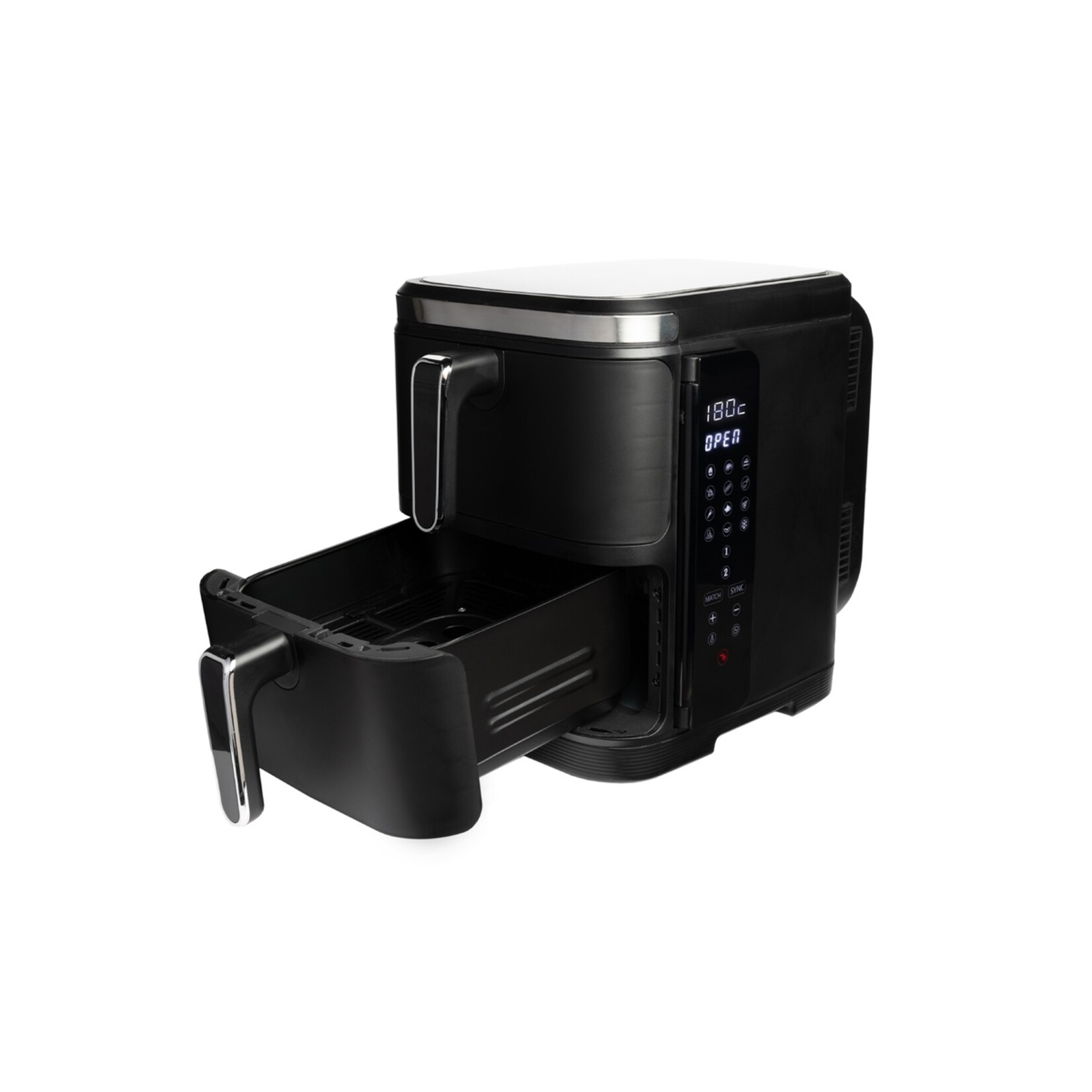 Nexxt Double Stacked Dubbele Airfryer met 12 Menu’s – Gestapeld – 11 Liter