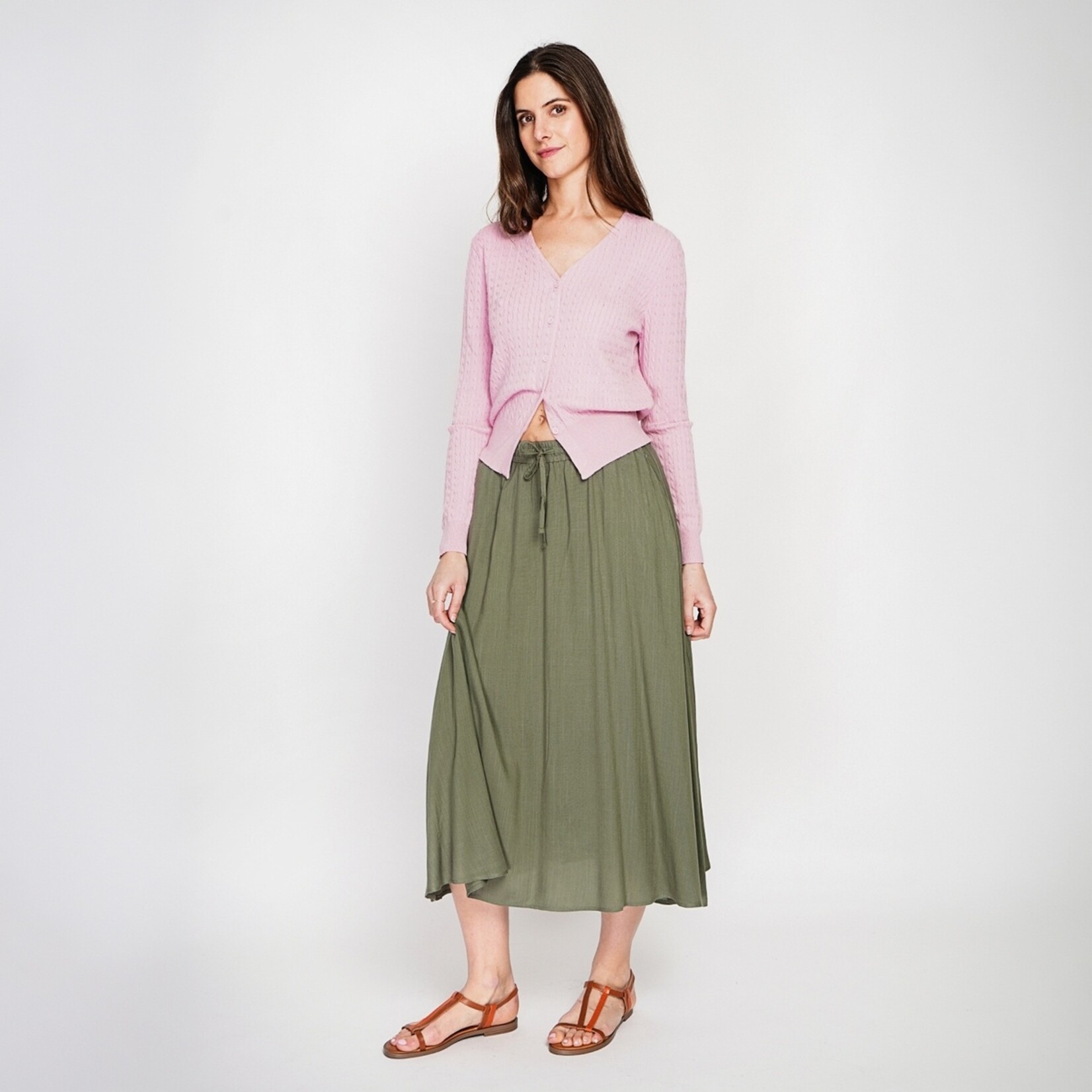 Le Jardin du Lin Le Jardin Du Lin Linnen Dames Vest met V-hals