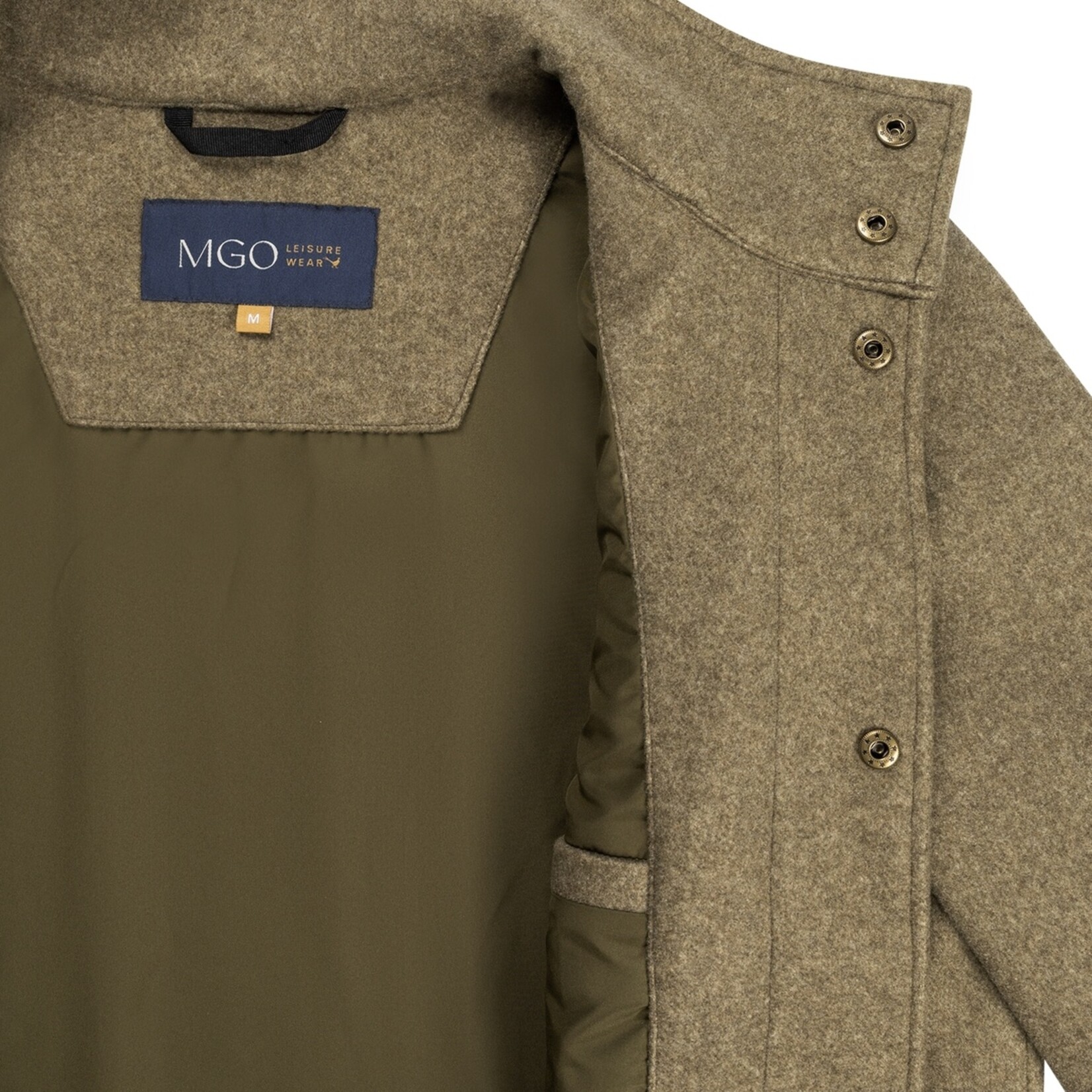 Travelin' MGO Cedric Shacket Jas voor Heren - Tussenjas met Wollook