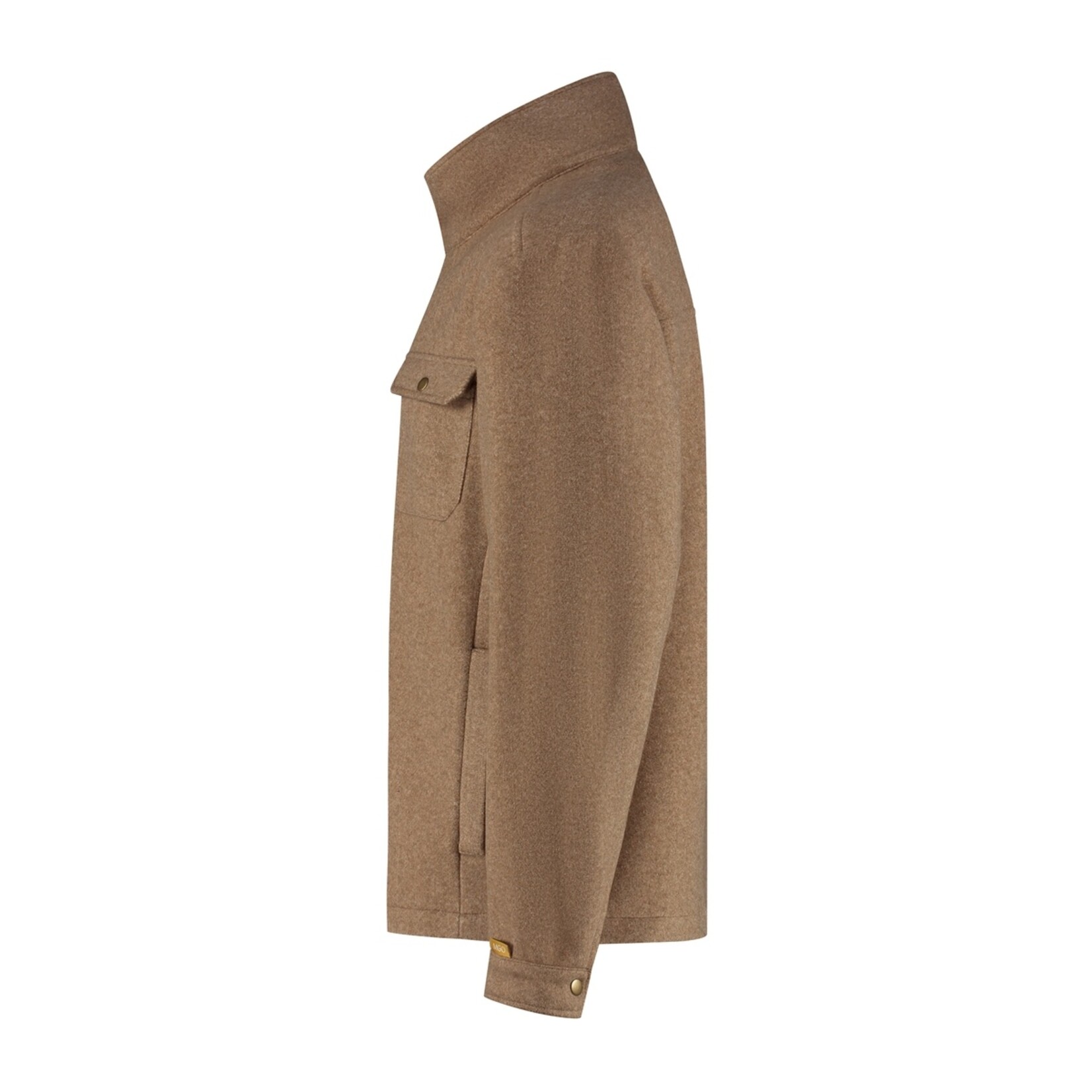 Travelin' MGO Cedric Shacket Jas voor Heren - Tussenjas met Wollook