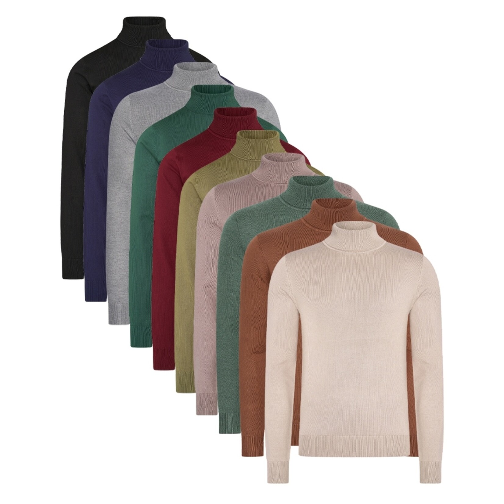 Mario Russo Mario Russo Coltrui voor Heren - Luxe Italiaanse Trui