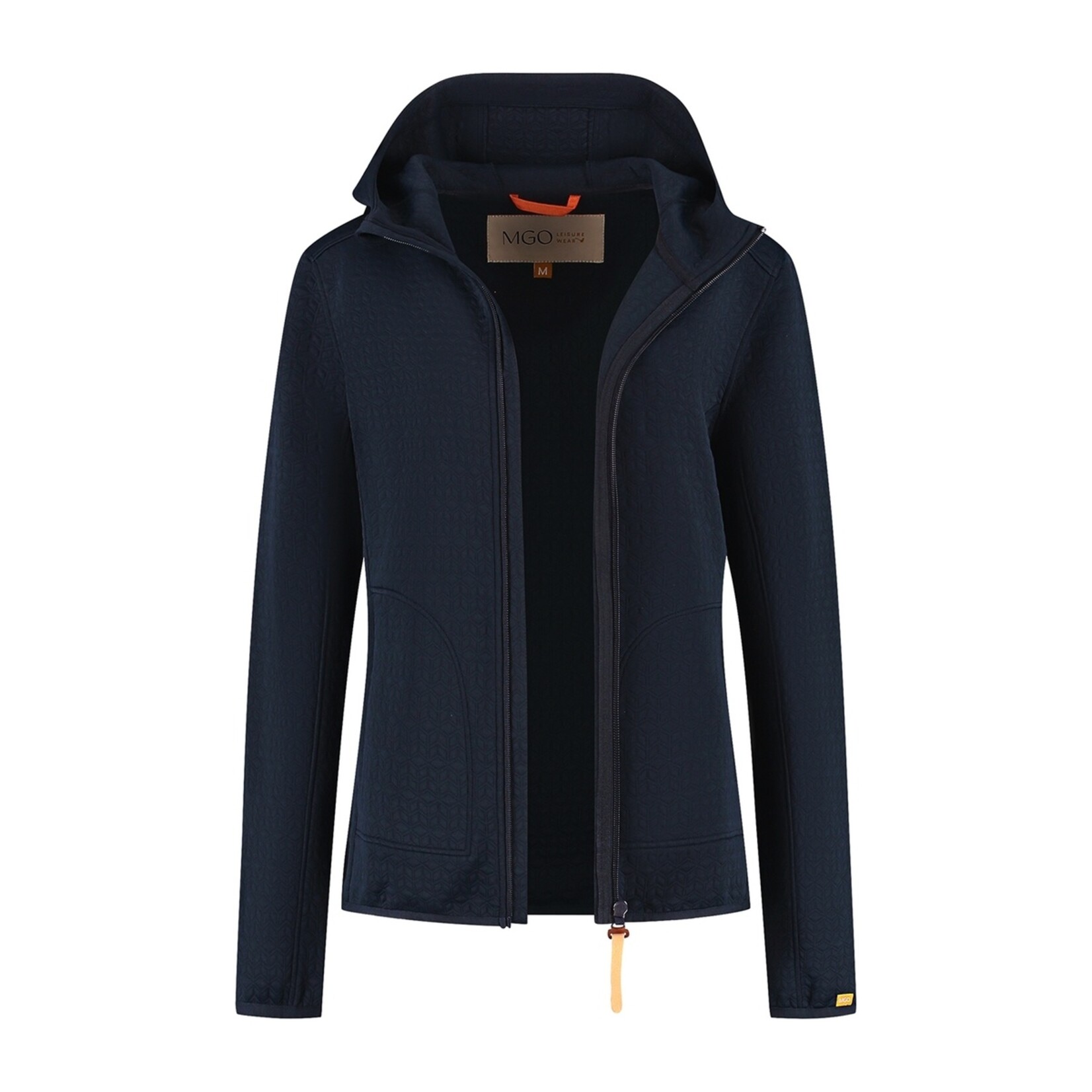 MGO Leisure Wear MGO Bella Cardigan Dames Vest met Capuchon en Fleece