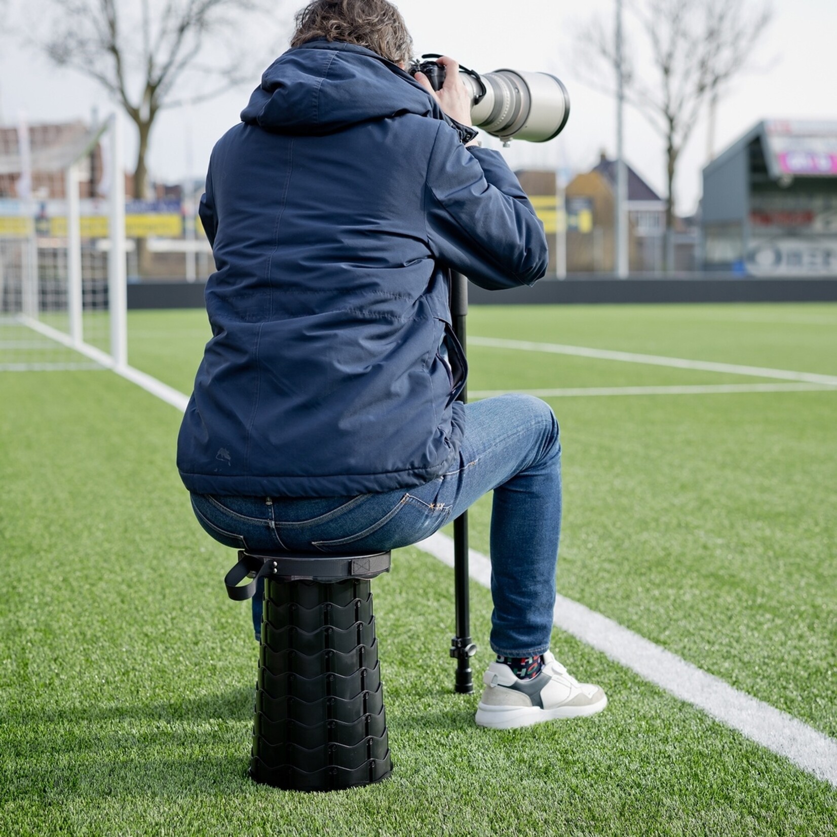 Nexxt Nexxt Opvouwbare Kruk - Inklapbare Stoel - Verstelbare Hoogte