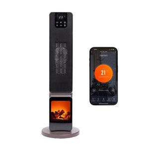 QLT Keramische Kachel met Sfeerhaard en Wifi - Elektrisch met App