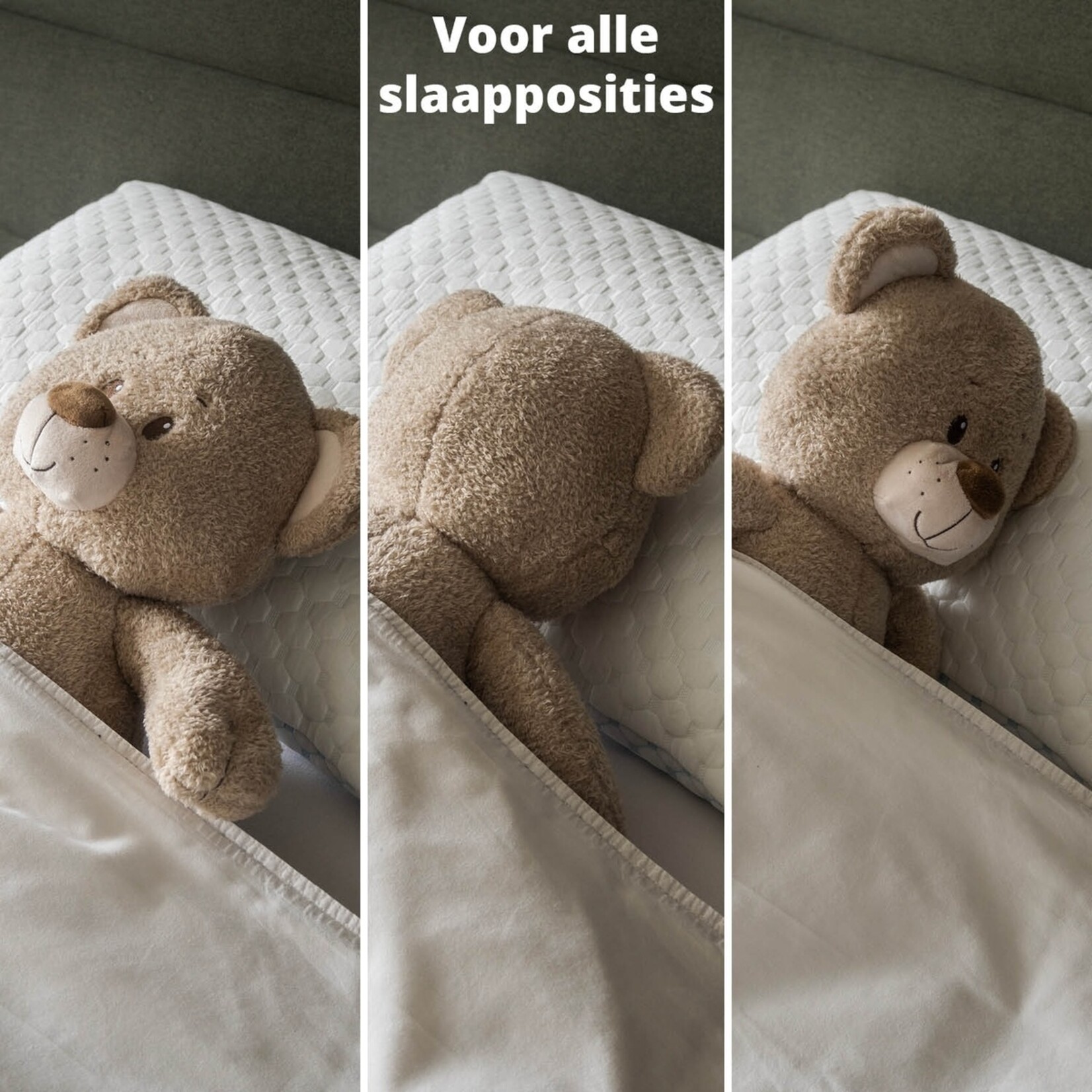 BREND CloudComfort Hoofdkussen voor alle Slaapposities – Aanpasbaar Memory Foam