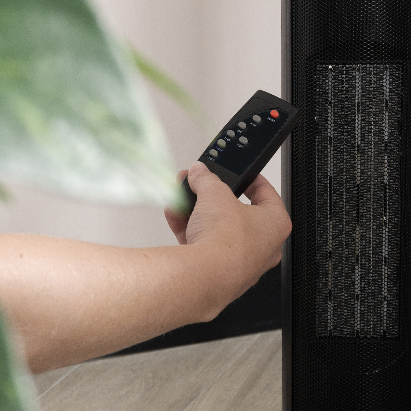 BREND Elektrische Torenkachel – Kachel met Ventilator, Swingfunctie en ECO-modus