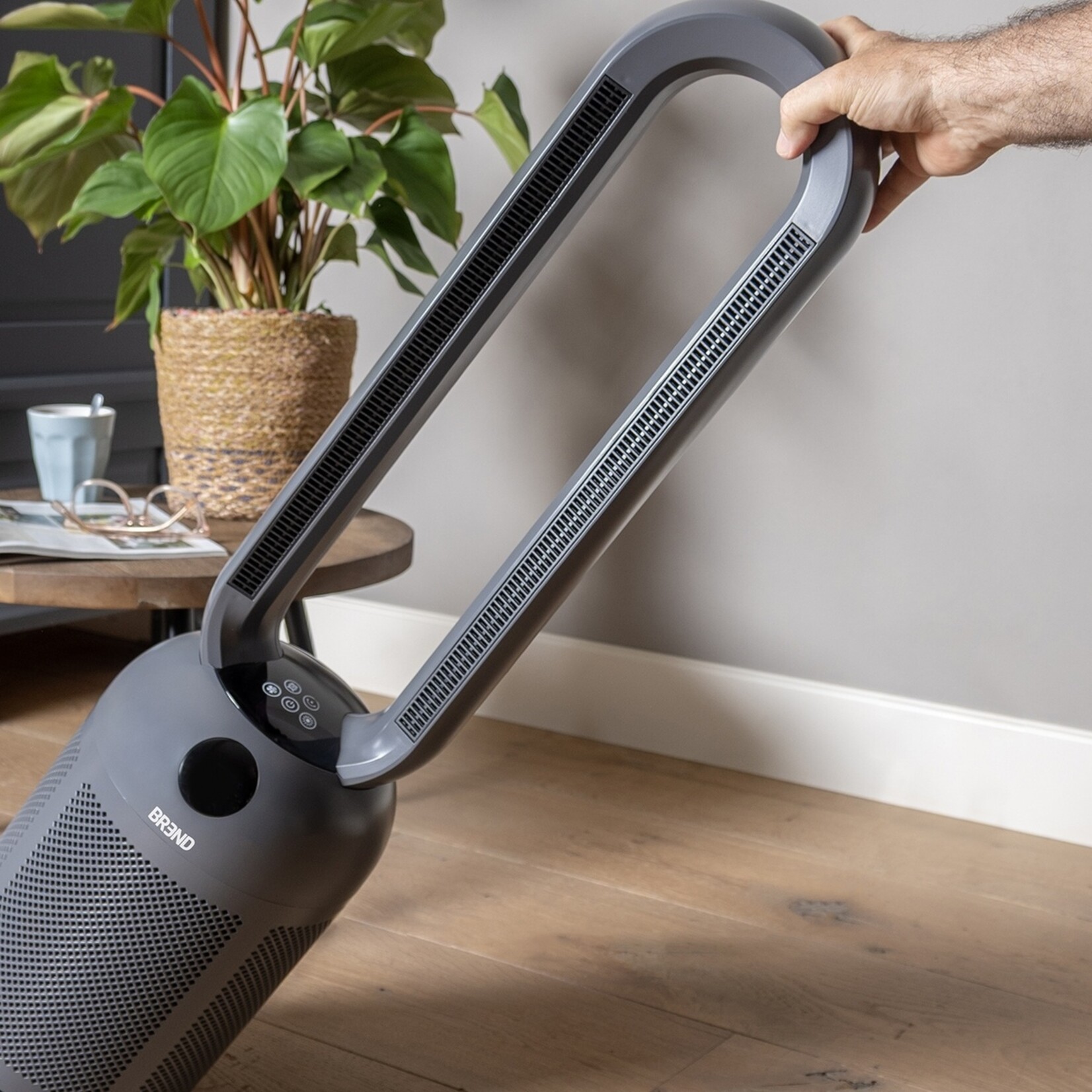 BREND Bladloze Ventilatorkachel voor Verwarmen en Koelen - Timerfunctie