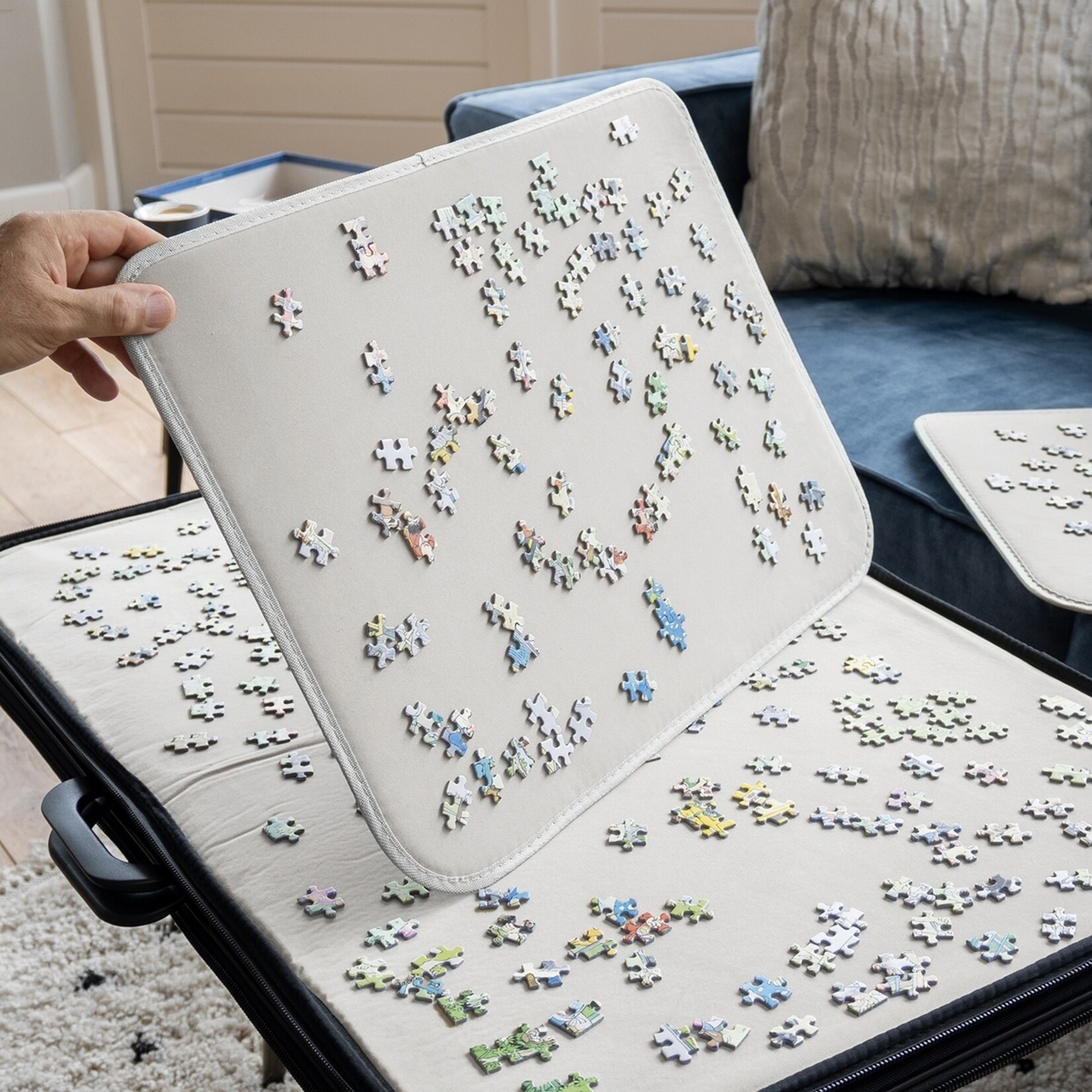 BREND Puzzelmap tot 1000 Stukjes met Ritssluiting en Handvat