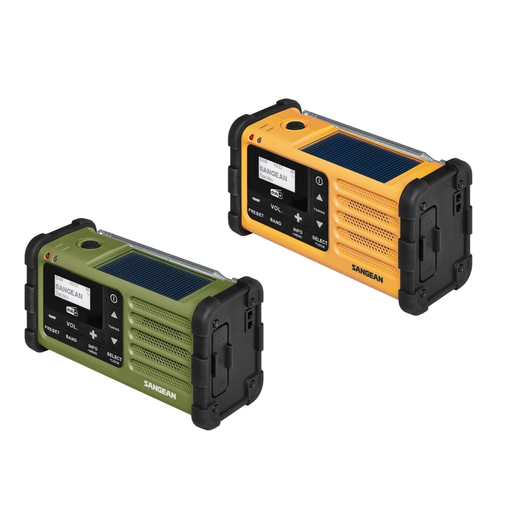 Sangean Survivor Noodradio met DAB+ en FM Radio - LED Zaklamp en SOS Functie