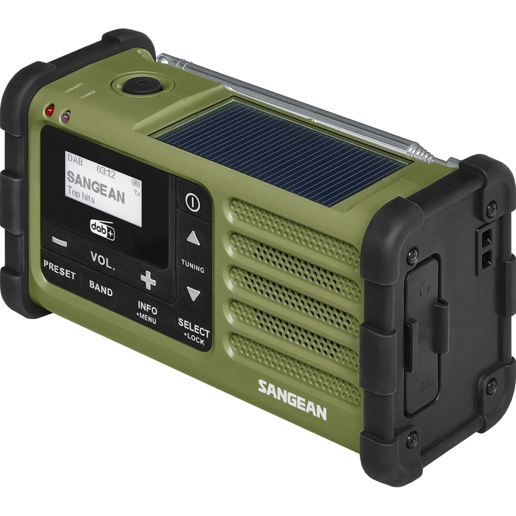 Sangean Survivor Noodradio met DAB+ en FM Radio - LED Zaklamp en SOS Functie