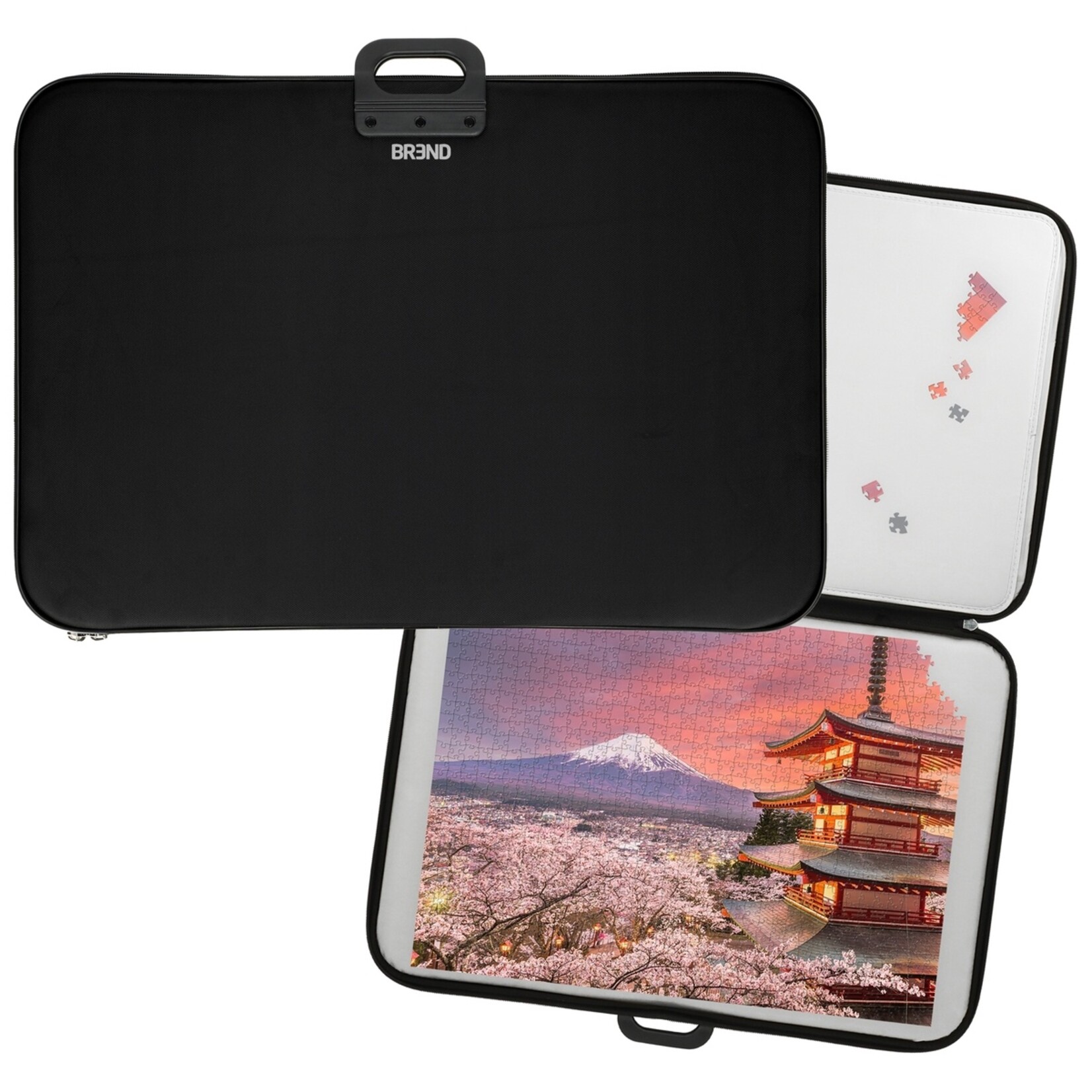 BREND Puzzelmap tot 1000 Stukjes met Ritssluiting en Handvat