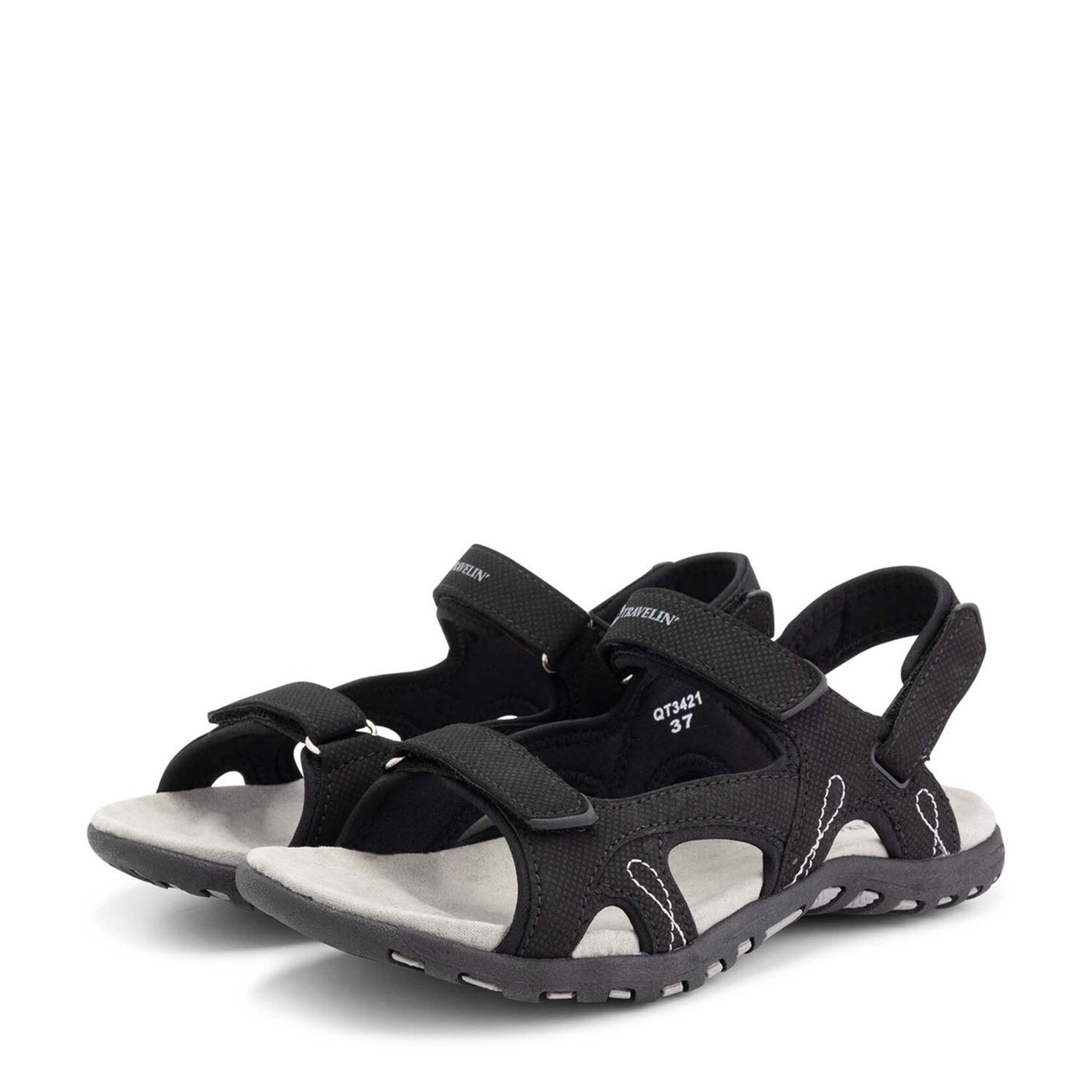 Travelin' Travelin’ Strijn Dames Wandelsandalen met Klittenband