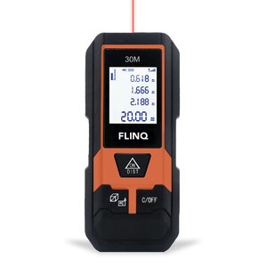 FlinQ Digitale Afstandsmeter tot 30 Meter - 5 Meetmodi