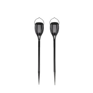 FlinQ Solar Fakkel met Vlameffect - Set van 2