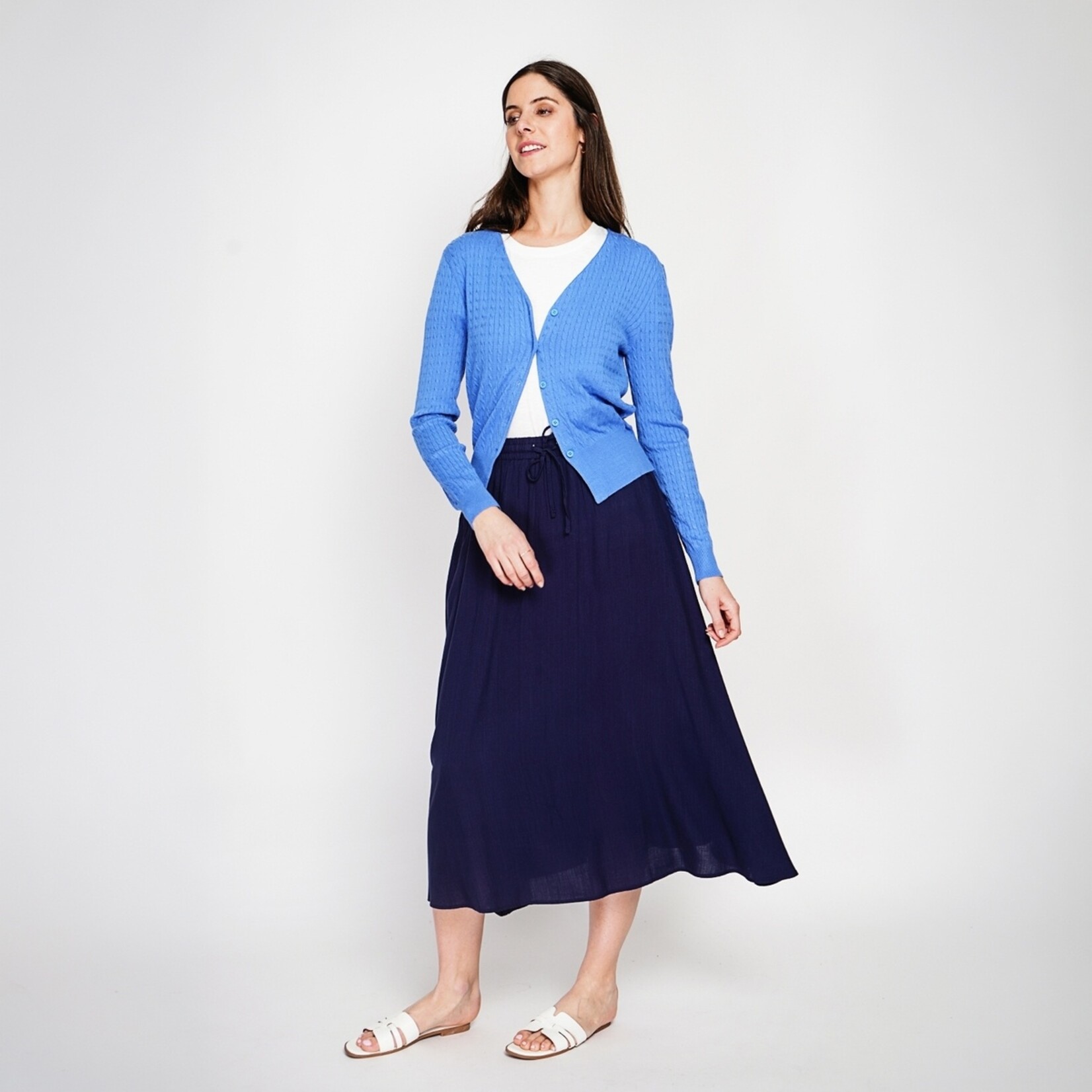 Le Jardin du Lin Le Jardin Du Lin Linnen Dames Vest met V-hals