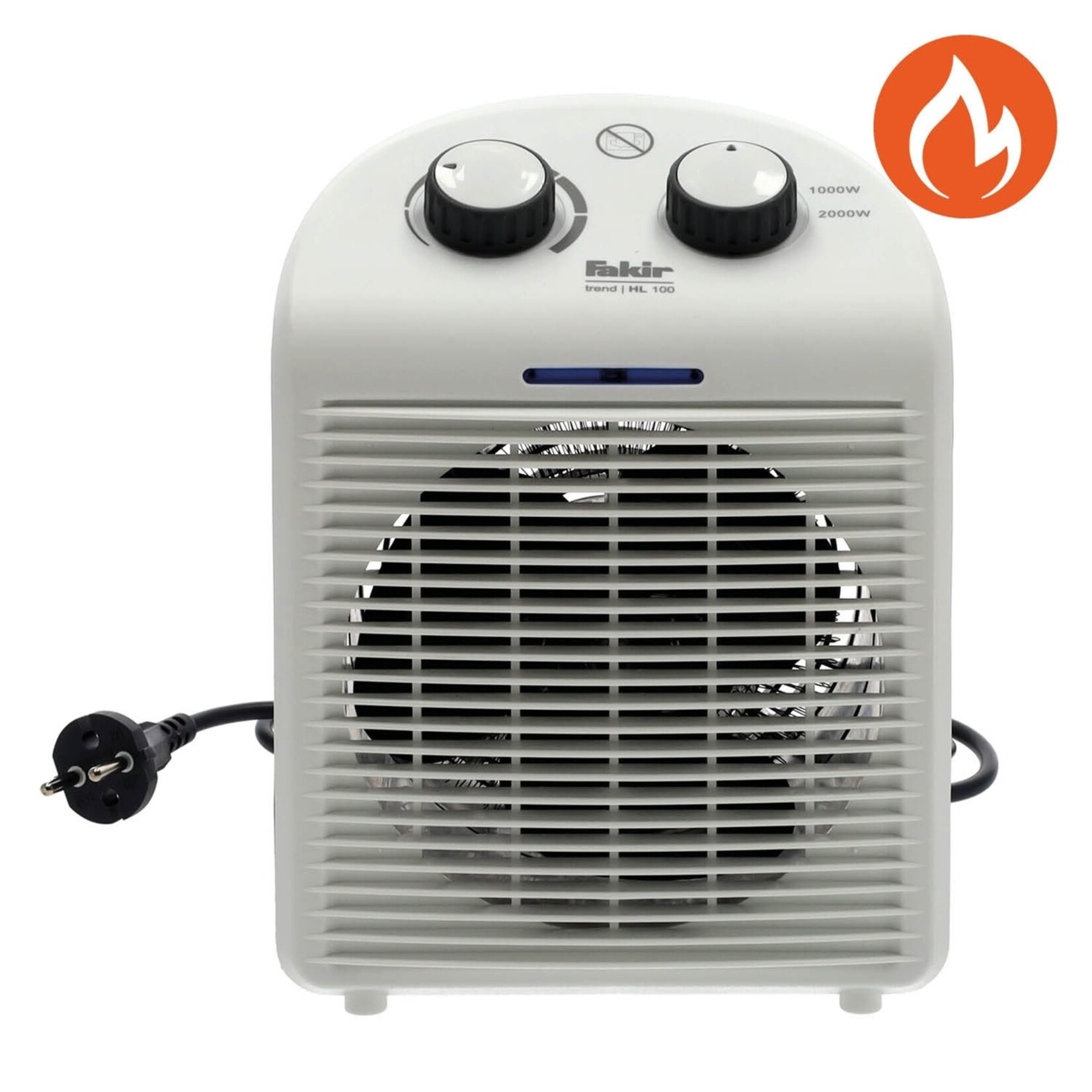 Fakir Compacte Elektrische Kachel - Verwarming met Ventilator