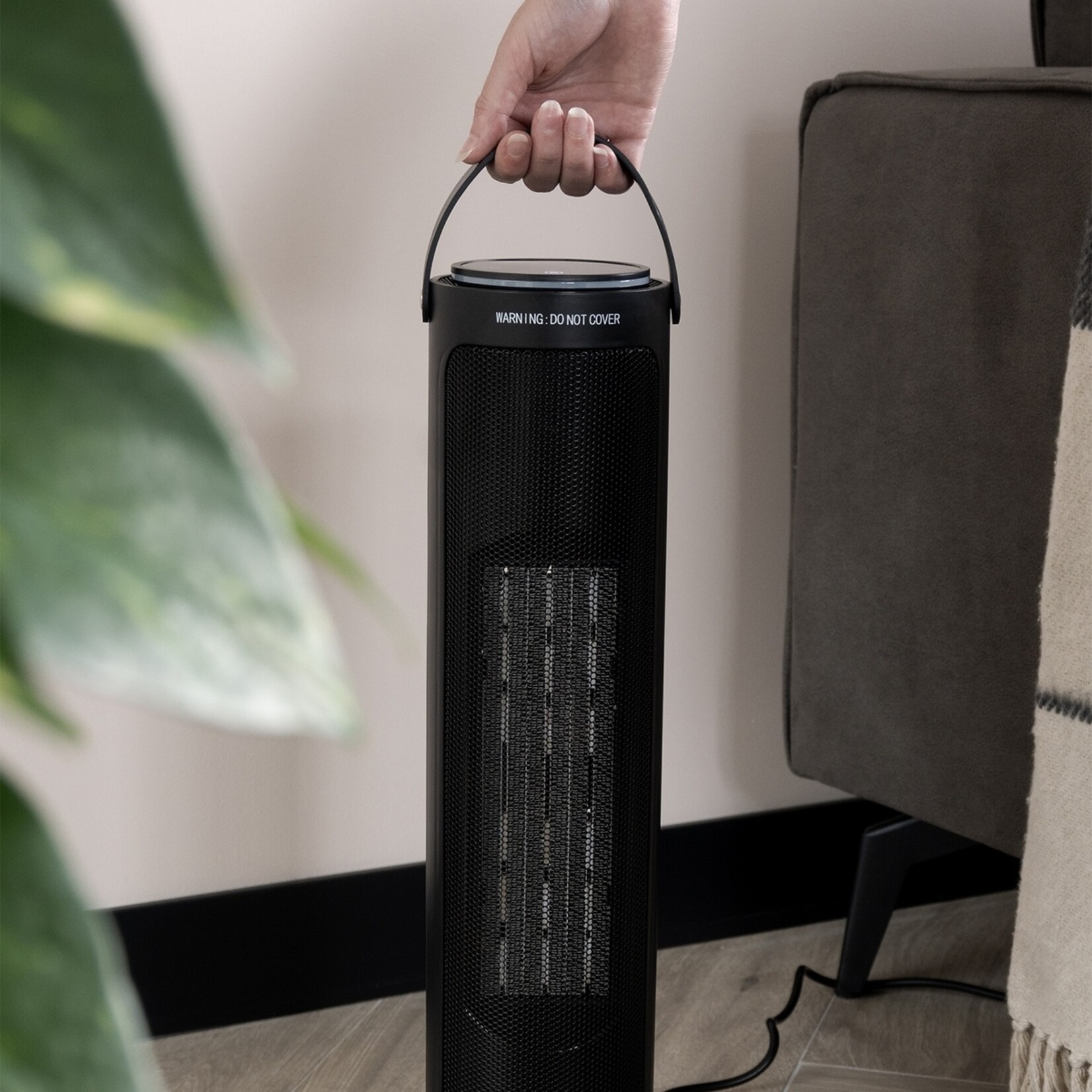 BREND Elektrische Torenkachel – Kachel met Ventilator, Swingfunctie en ECO-modus