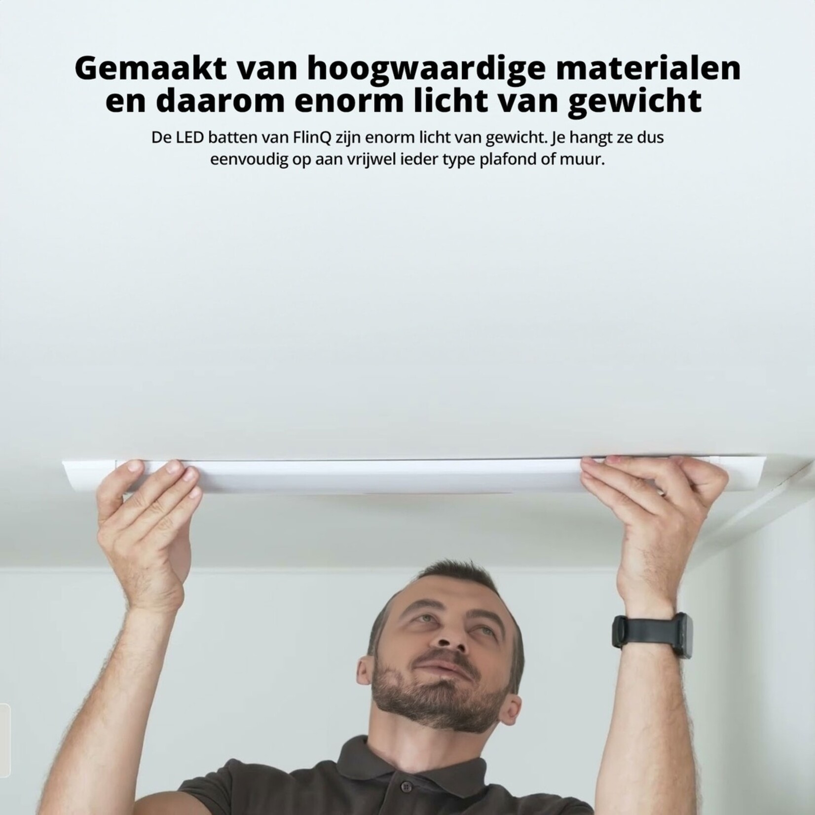 FlinQ LED Batten Verlichting - LED Balk met 50.000 Branduren
