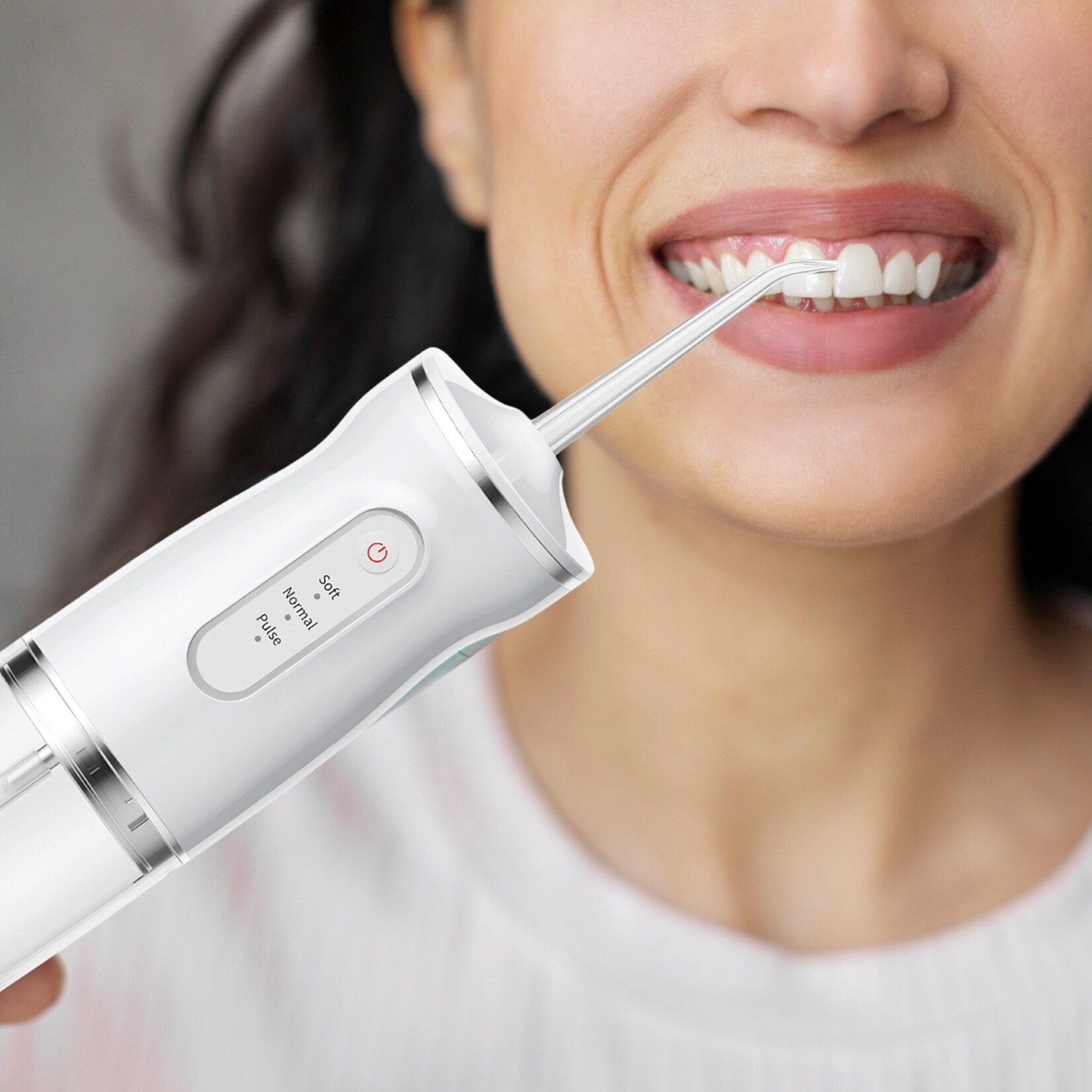 Nexxt Waterflosser Monddouche met Pulserende Waterstraal en 4 Opzetstukken