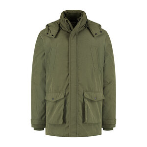 MGO MGO Sean Parka Winterjas voor Heren met Afneembare Capuchon - Winddicht