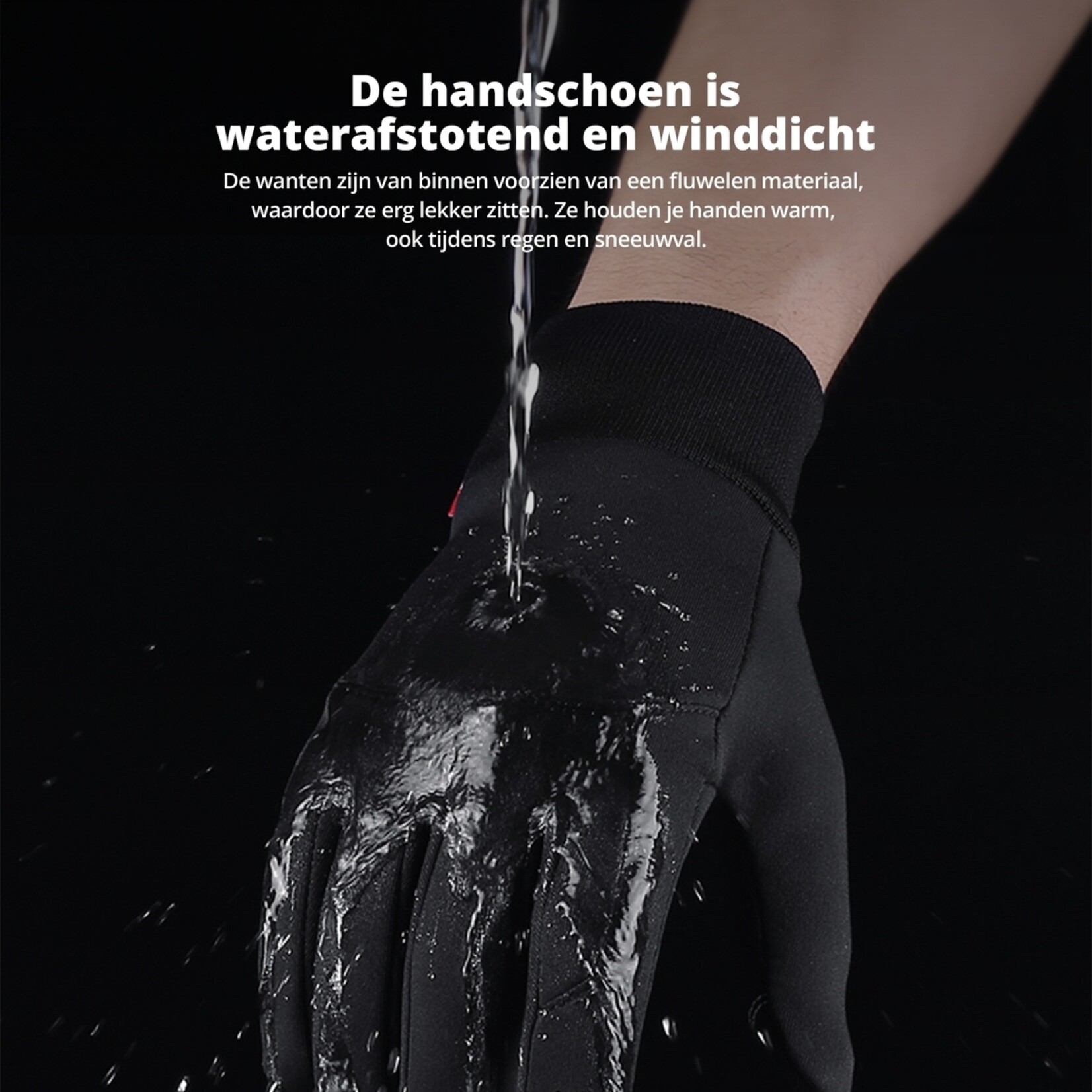 FlinQ Handschoenen met Touchscreen Tip - Water- en Winddicht