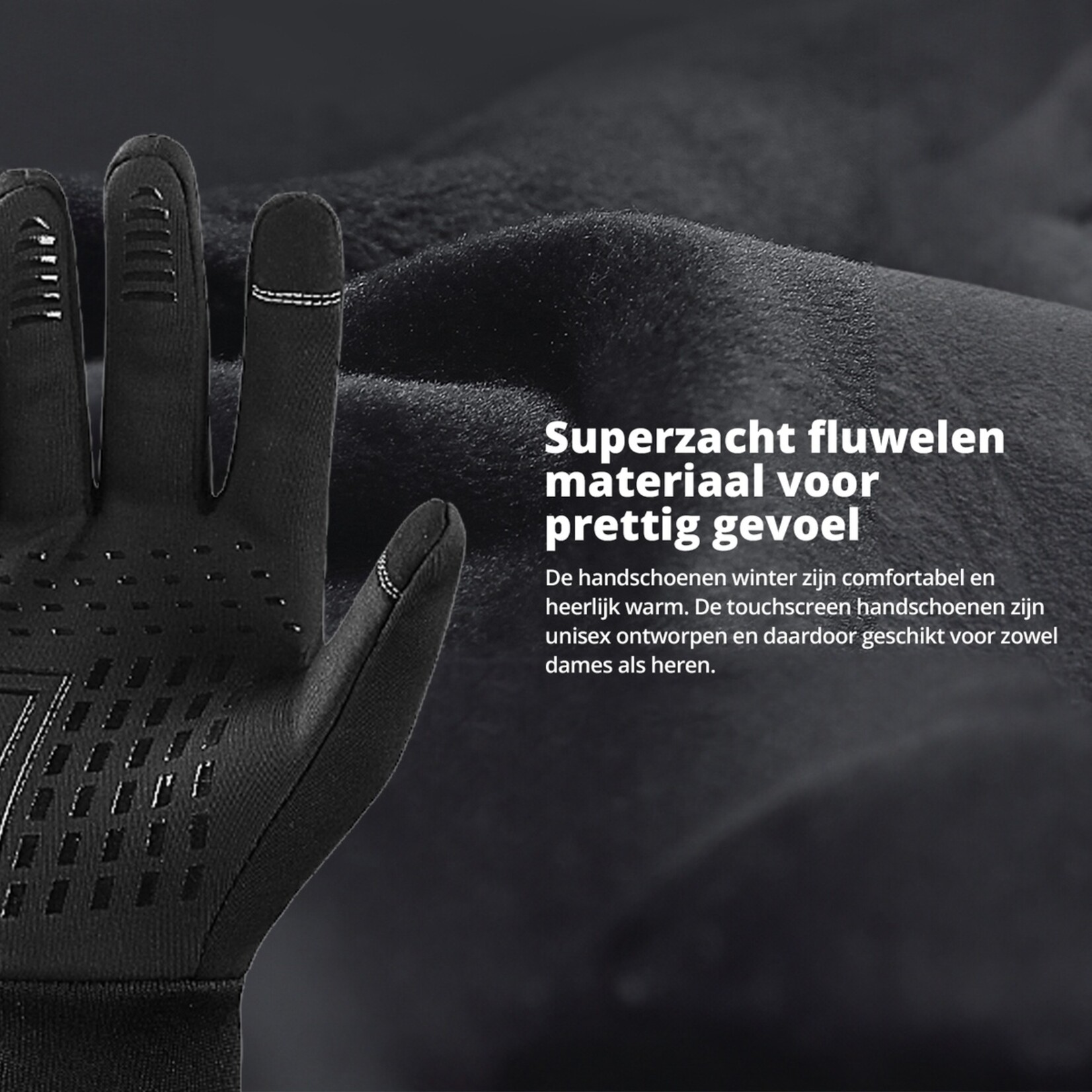 FlinQ Handschoenen met Touchscreen Tip - Water- en Winddicht