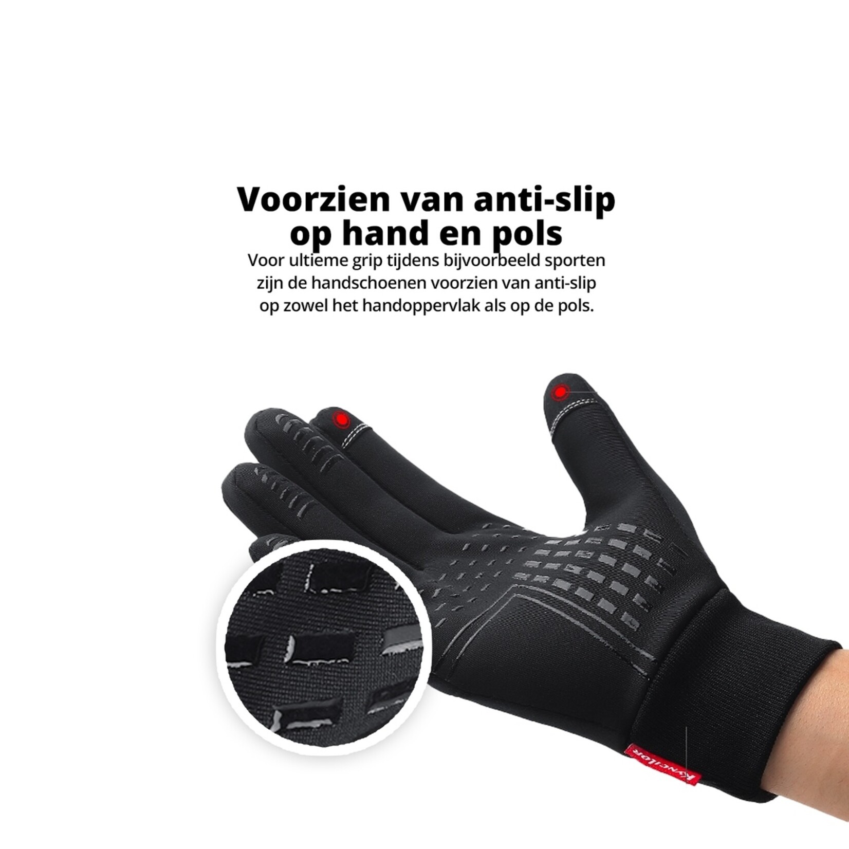 FlinQ Handschoenen met Touchscreen Tip - Water- en Winddicht