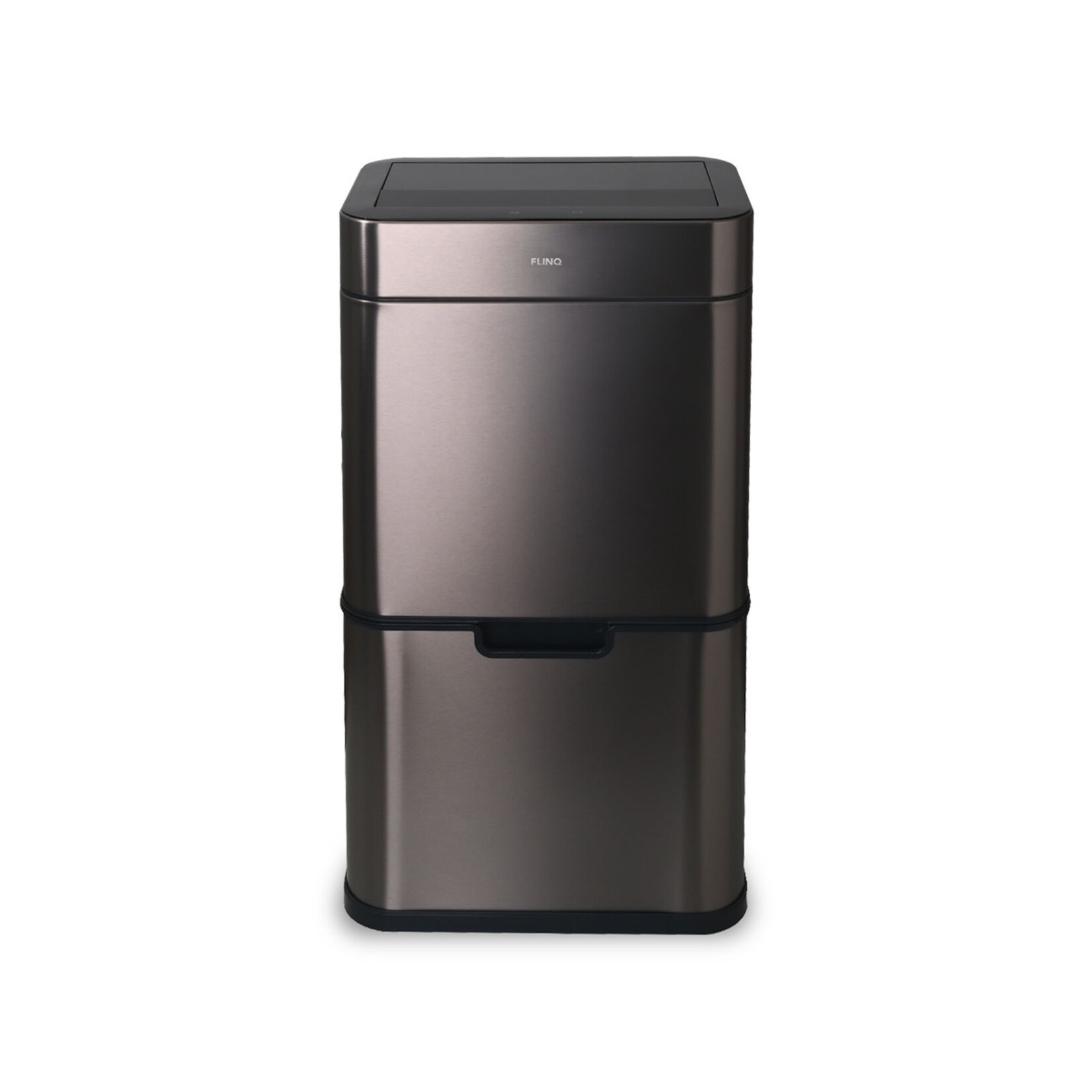 FlinQ Prullenbak met Sensor en 3 Compartimenten - 60 Liter