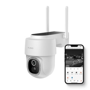 FlinQ Dome Guard Buitencamera met Nachtzicht, Bewegingssensor en Appbediening