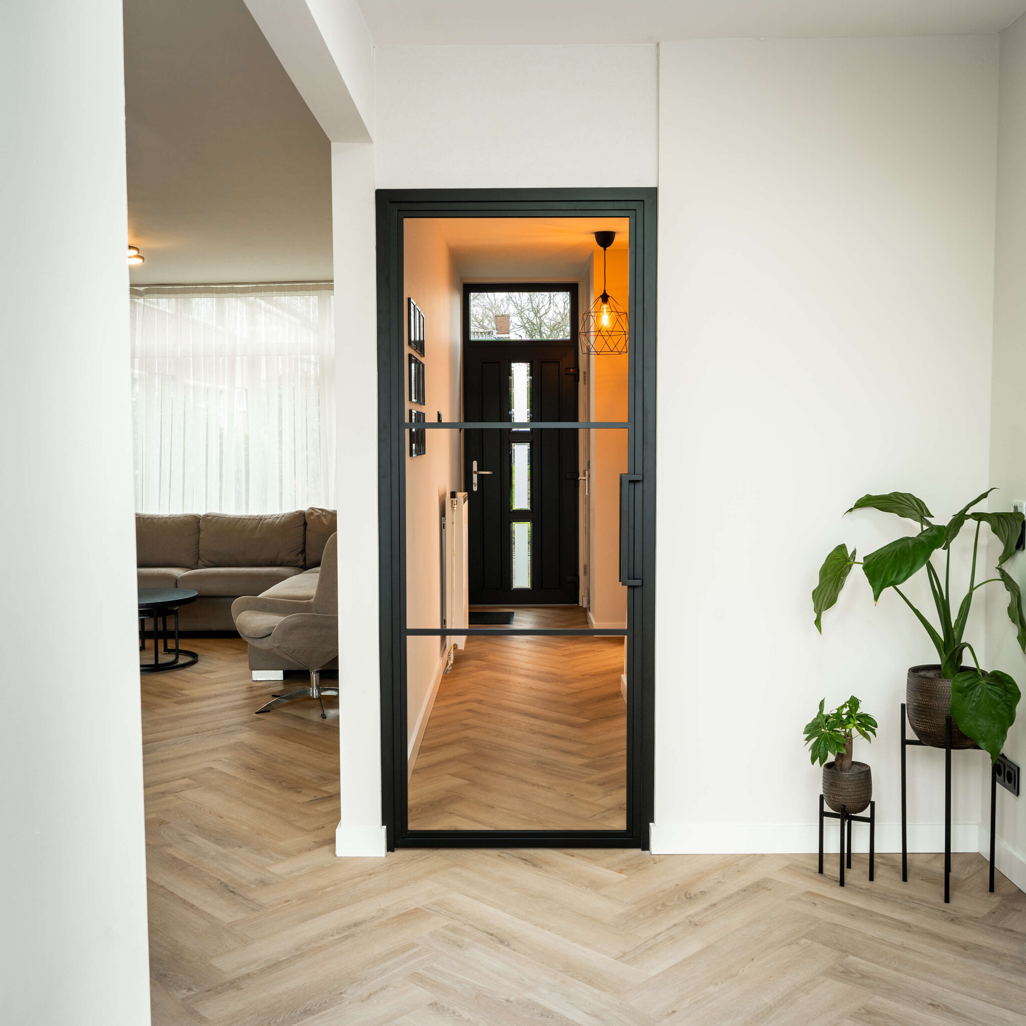 Stalen Binnendeur - 3 Vlaks - Moderne look - DegelijkeDeuren.nl