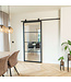 Stalen Schuifdeur - Zwart - 4 Vlaks - Helder glas - Moderne look