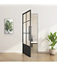 Stalen taatsdeur - 6 Vlaks met kickplate - Moderne look