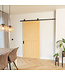 Houten loftdeur, klassieke look, 2 vlaks