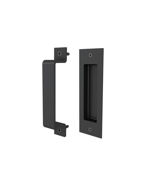 Houten loftdeur, klassiek grijs, visgraat design *