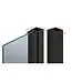 Stalen Binnendeur - 4 Vlaks - Rook glas - Met slot