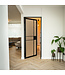 Stalen Binnendeur - Zwart - 6 Vlaks - Helder glas - Luxe design - Met slot