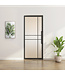 OUTLET: Stalen taatsdeur - Zwart - 6 Vlaks - Rook glas - Luxe design