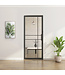 OUTLET: Stalen taatsdeur - Zwart - 6 Vlaks - Rook glas - Luxe design