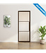Stalen Taatsdeur - Maatwerk - Brons - 3 Vlaks - Helder glas