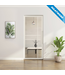 Stalen taatsdeur - Maatwerk - Wit - 6 Vlaks - Rook glas - Luxe design