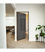 Stalen Binnendeur - Brons - 6 Vlaks - Rook glas - Luxe design