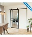 Stalen Schuifdeur - 6 Vlaks - Maatwerk - Rook glas