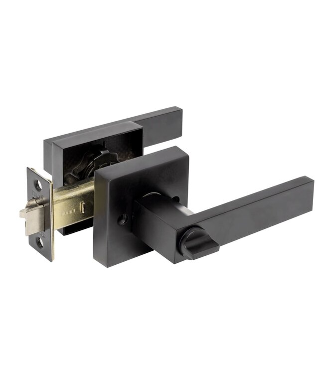 Stalen Binnendeur - Zwart - 6 Vlaks - Helder glas - Luxe design - Met slot