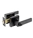 Stalen Binnendeur - Zwart - 6 Vlaks - Helder glas - Luxe design - Met slot